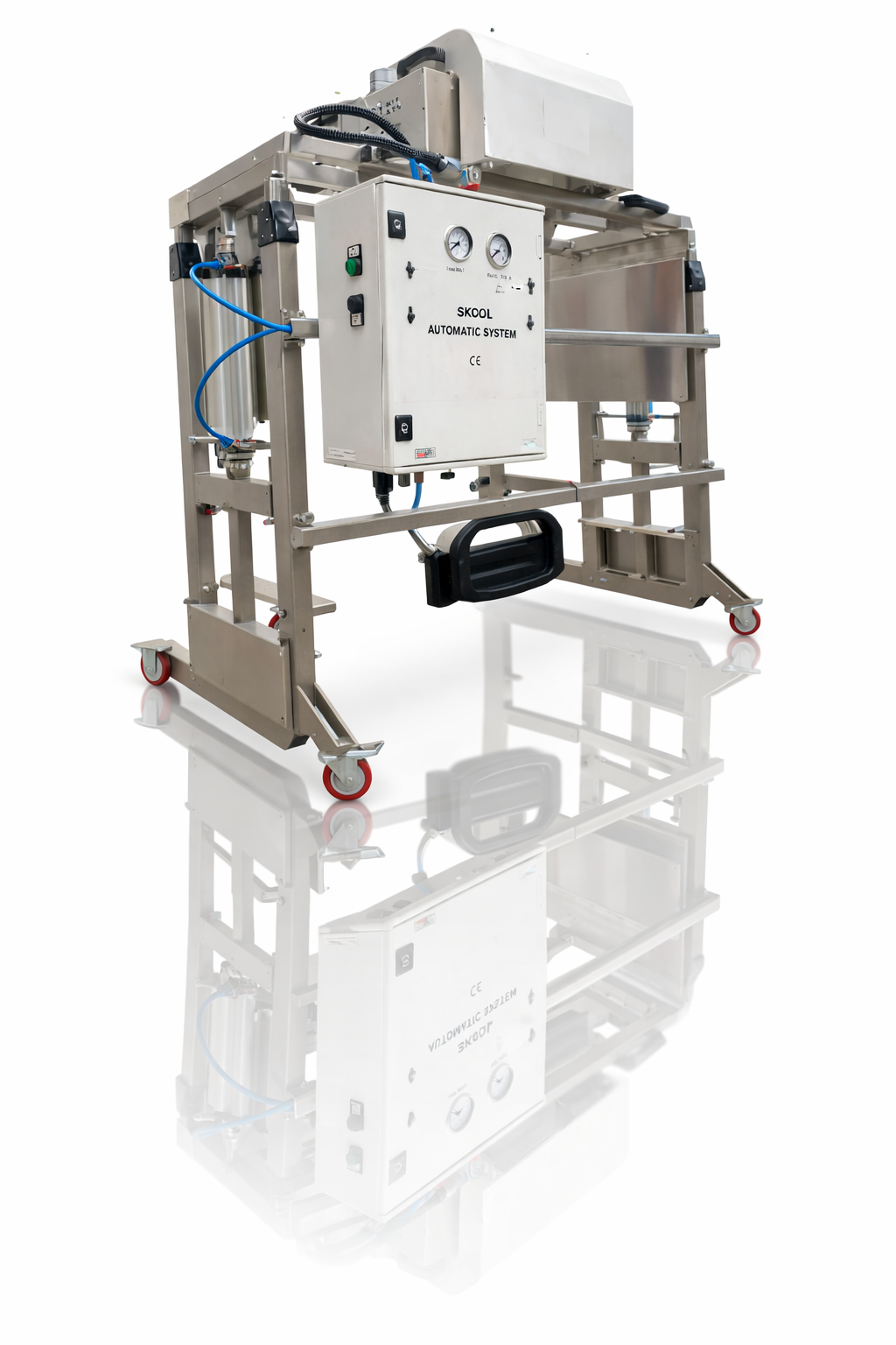 Squiz product recovery equipment, full machine view